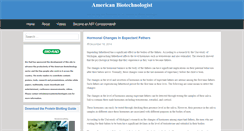 Desktop Screenshot of americanbiotechnologist.com