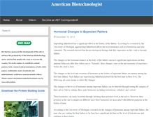 Tablet Screenshot of americanbiotechnologist.com